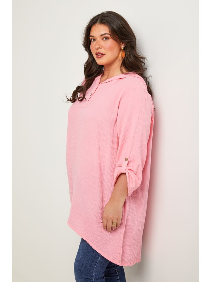 Curvy Lady Tunika in Rosa günstig kaufen