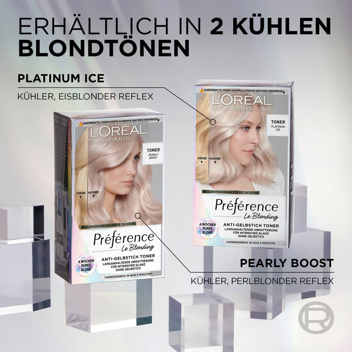 Haartoner 01 Platinum Ice, 1 St