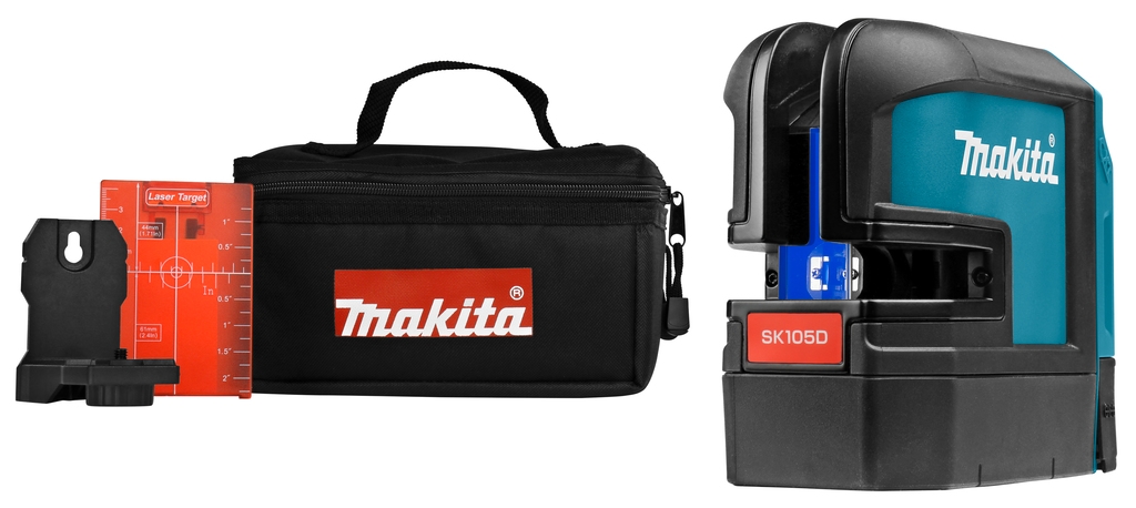 Laser cu autonivelare Makita SK105DZ, culoare roșu, fără baterii și încărcător