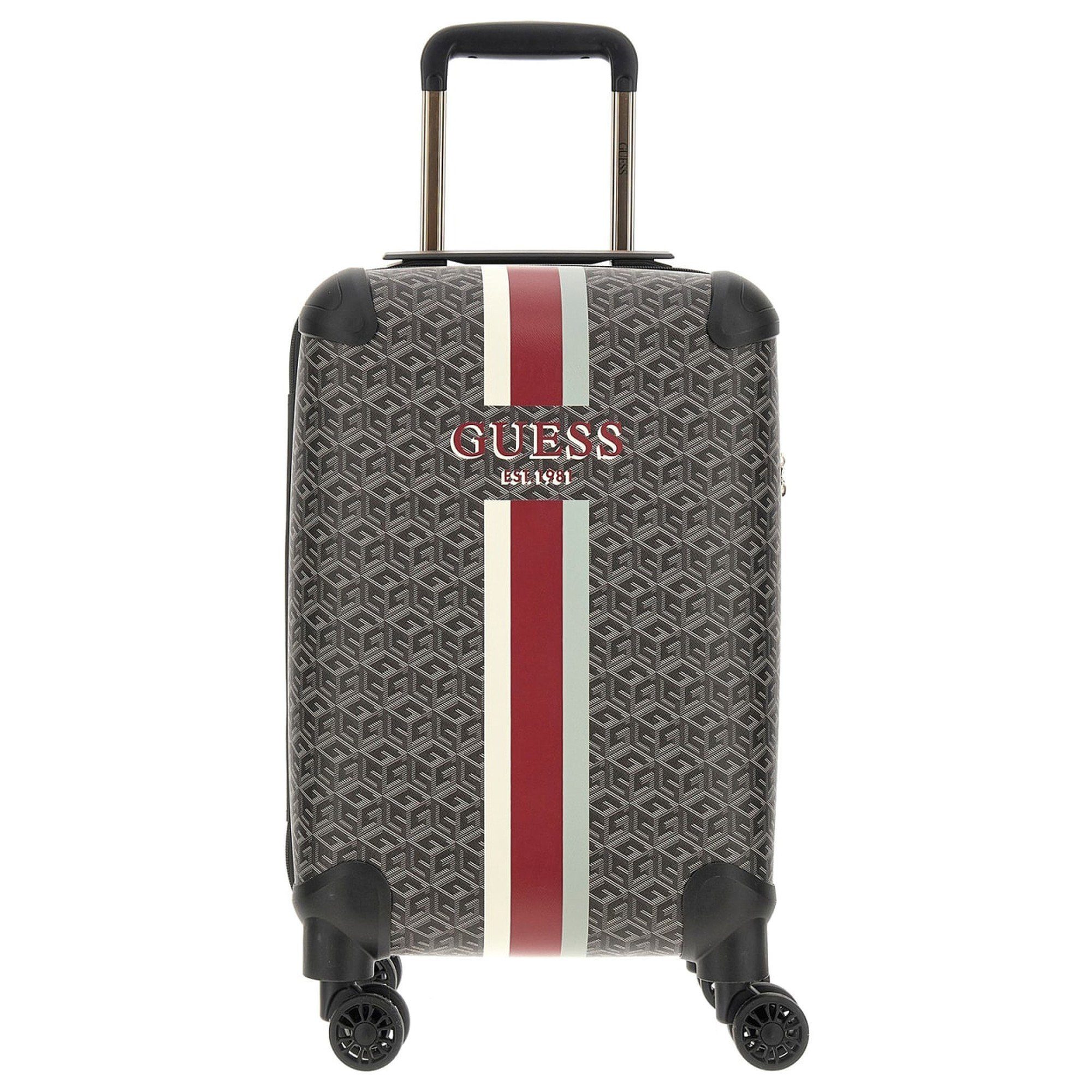 Guess Handgepäck-Trolley Wilder 18 IN - 4-Rollen-Kabinentrolley 46 cm XS, 4 Rollen Rollen