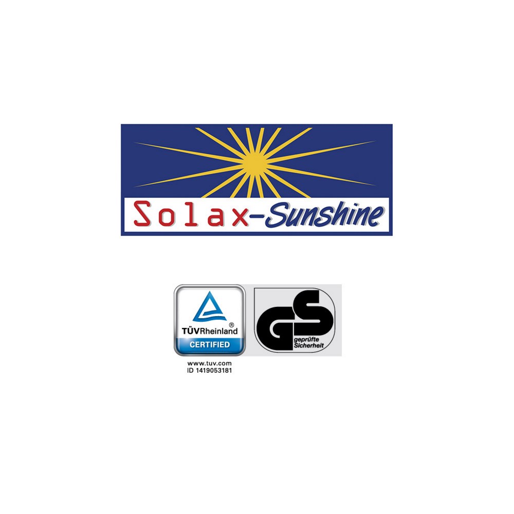 Solax Sunshine Gartentisch ausziehbar aus Aluminium GENUA Braun SE