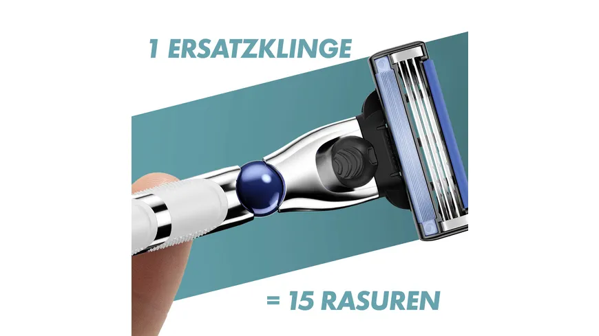 Gillette MACH3 Klingen Turbo 3D 5 Stück