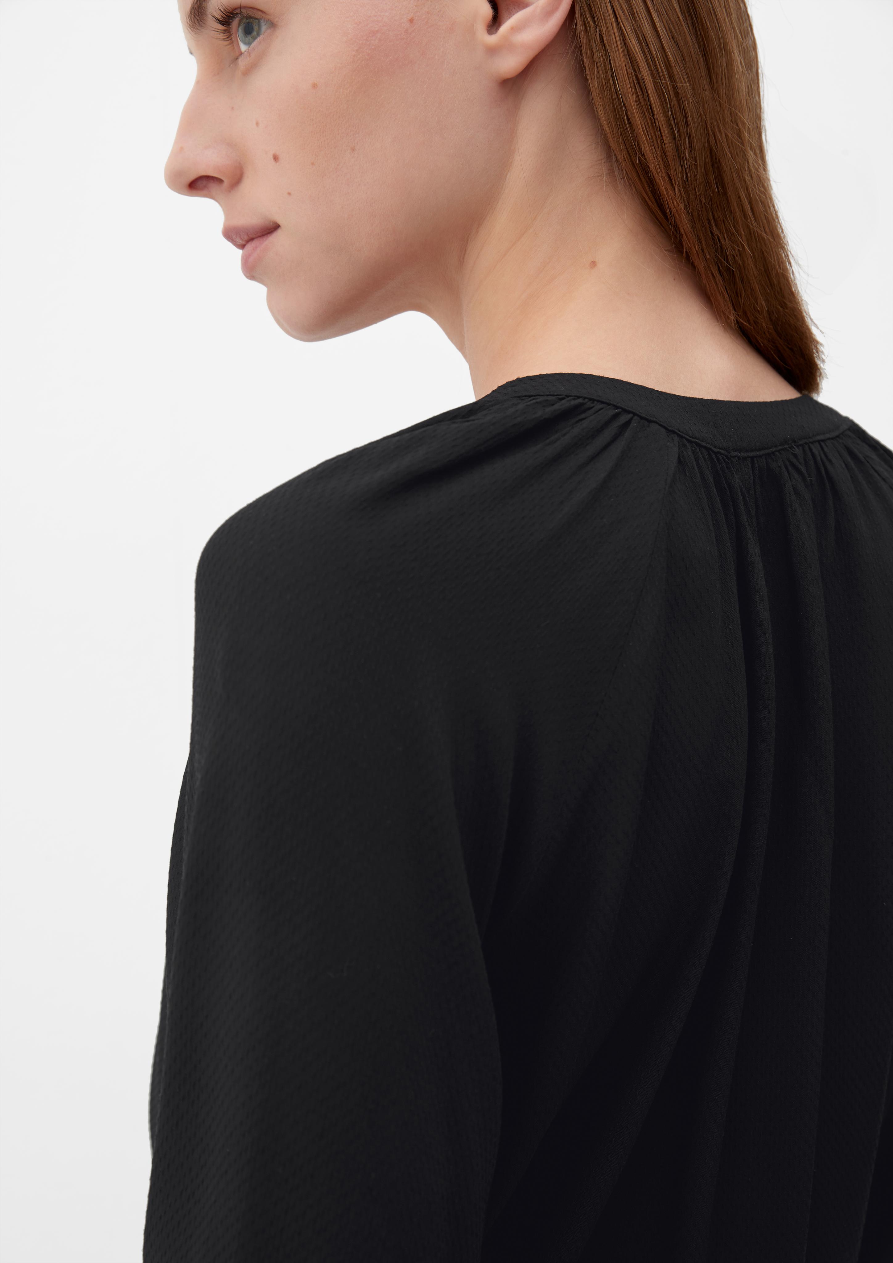Viskosebluse mit Tunika-Ausschnitt  2128374-9999