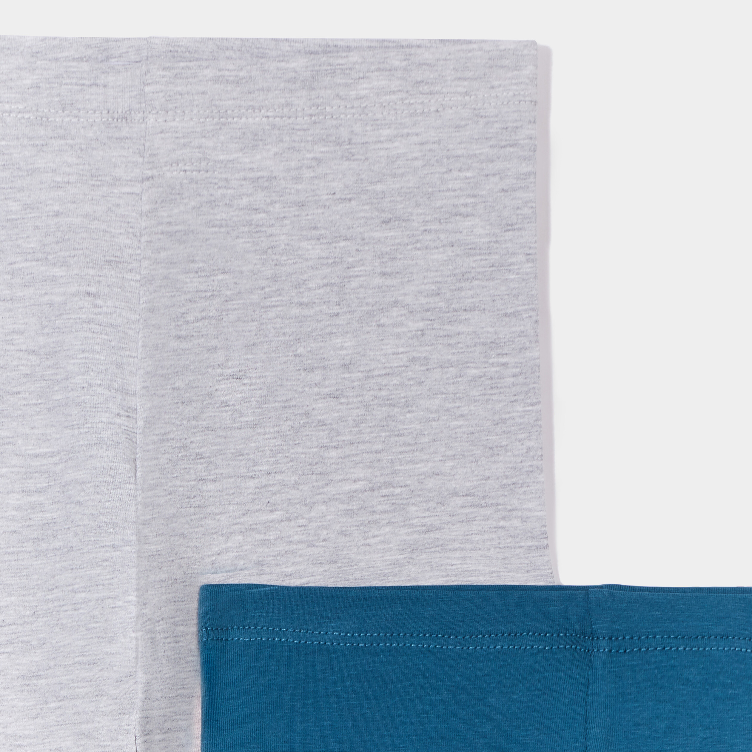 Lot 2 leggings coton gris fille | La Halle