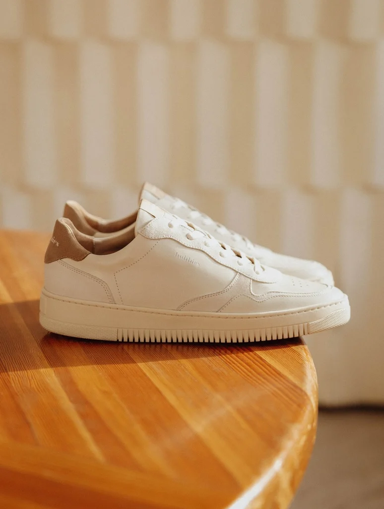 Travis - Blanc Cassé & Beige Cendré