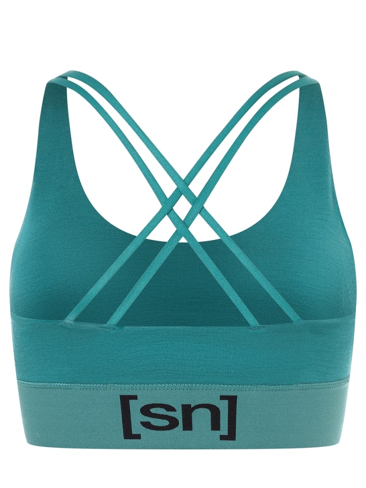 super.natural Merino Bra W SUPER TOP in grün günstig kaufen