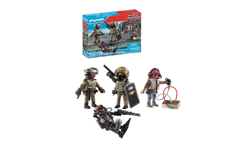 PLAYMOBIL 71146 - City Action - SWAT-Figurenset