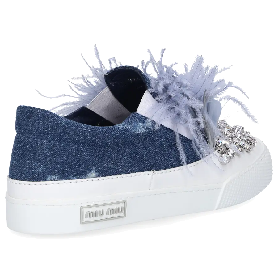Miu Miu - Sneaker low Denim - blau