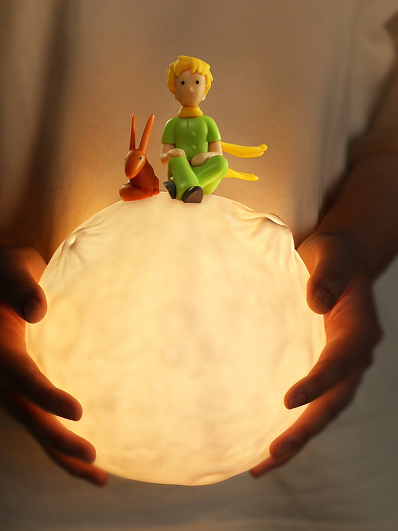 Trousselier Kinder Touch-Nachtlicht Der kleine Prinz und der Fuchs TROUSSELIER - weiß