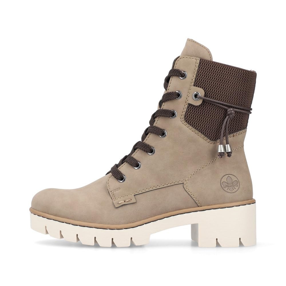 RIEKER Stiefeletten taupe HWK Damen Stiefel