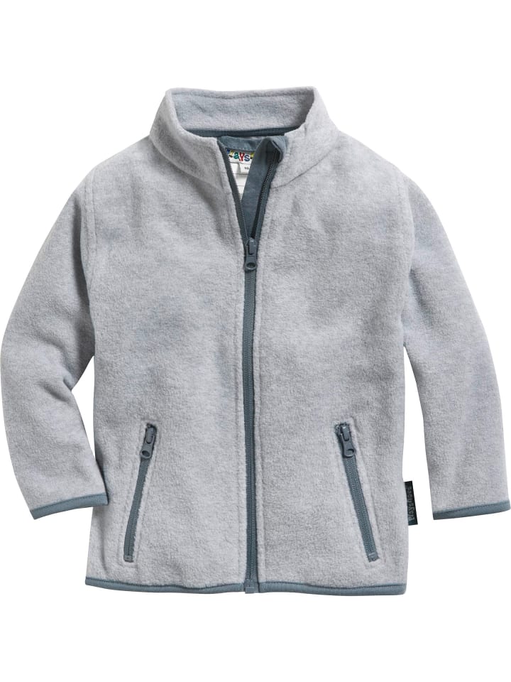 Playshoes Fleece-Jacke in Grau/Melange günstig kaufen