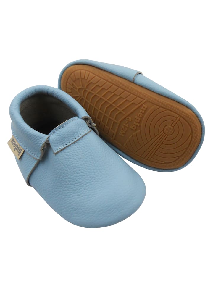 Yalion Baby Leder-Krabbelschuhe in Blau günstig kaufen