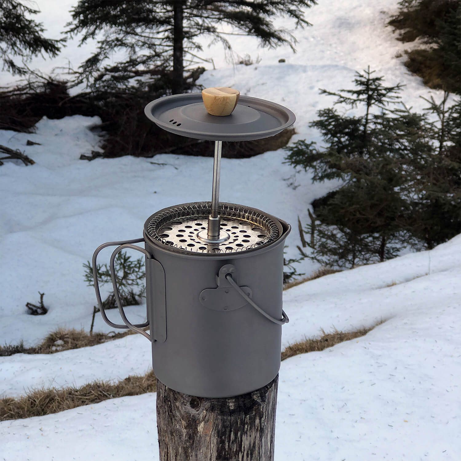 French Press Kaffeebereiter 3 in 1 Titan