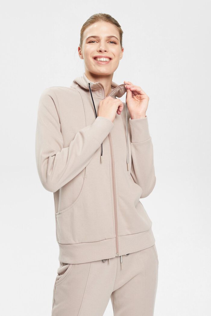 Sweatshirt mit Reißverschluss, Baumwollmix