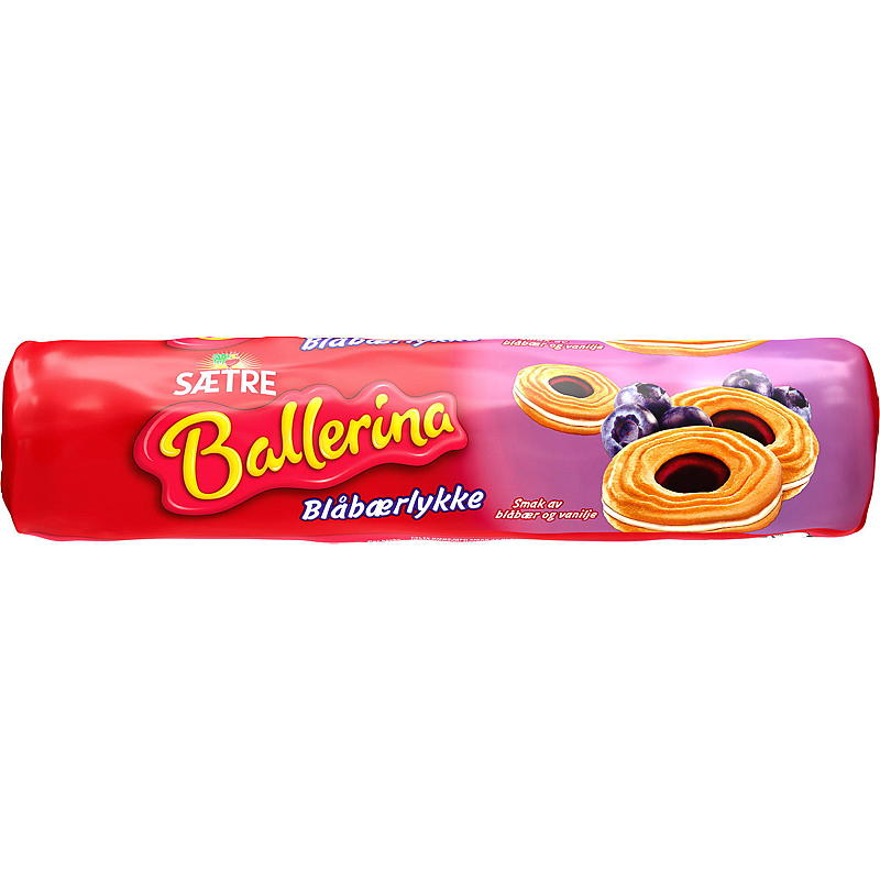 Sætre Ballerina Blåbærlykke 190 g
