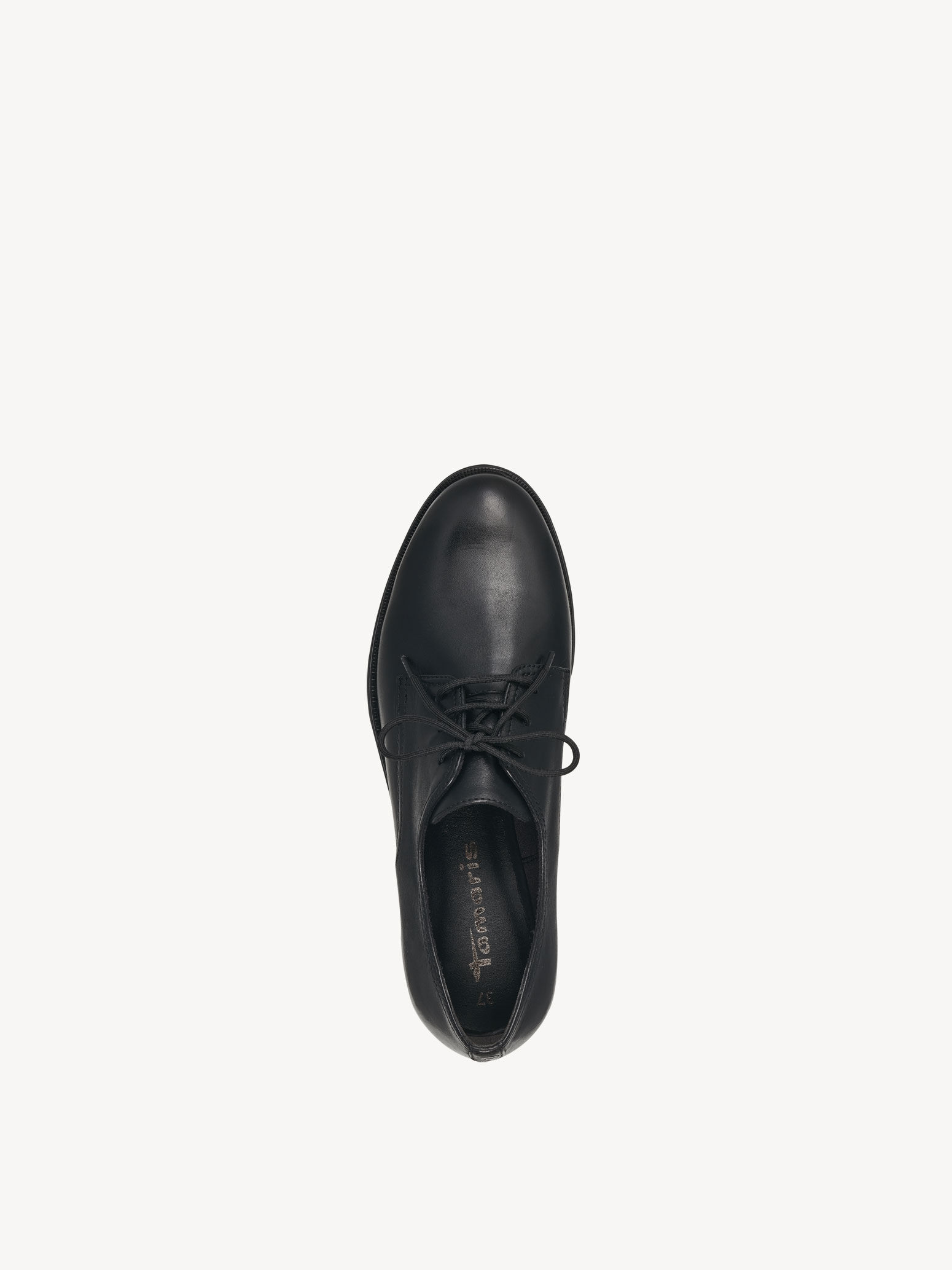 Derbie en cuir - noir