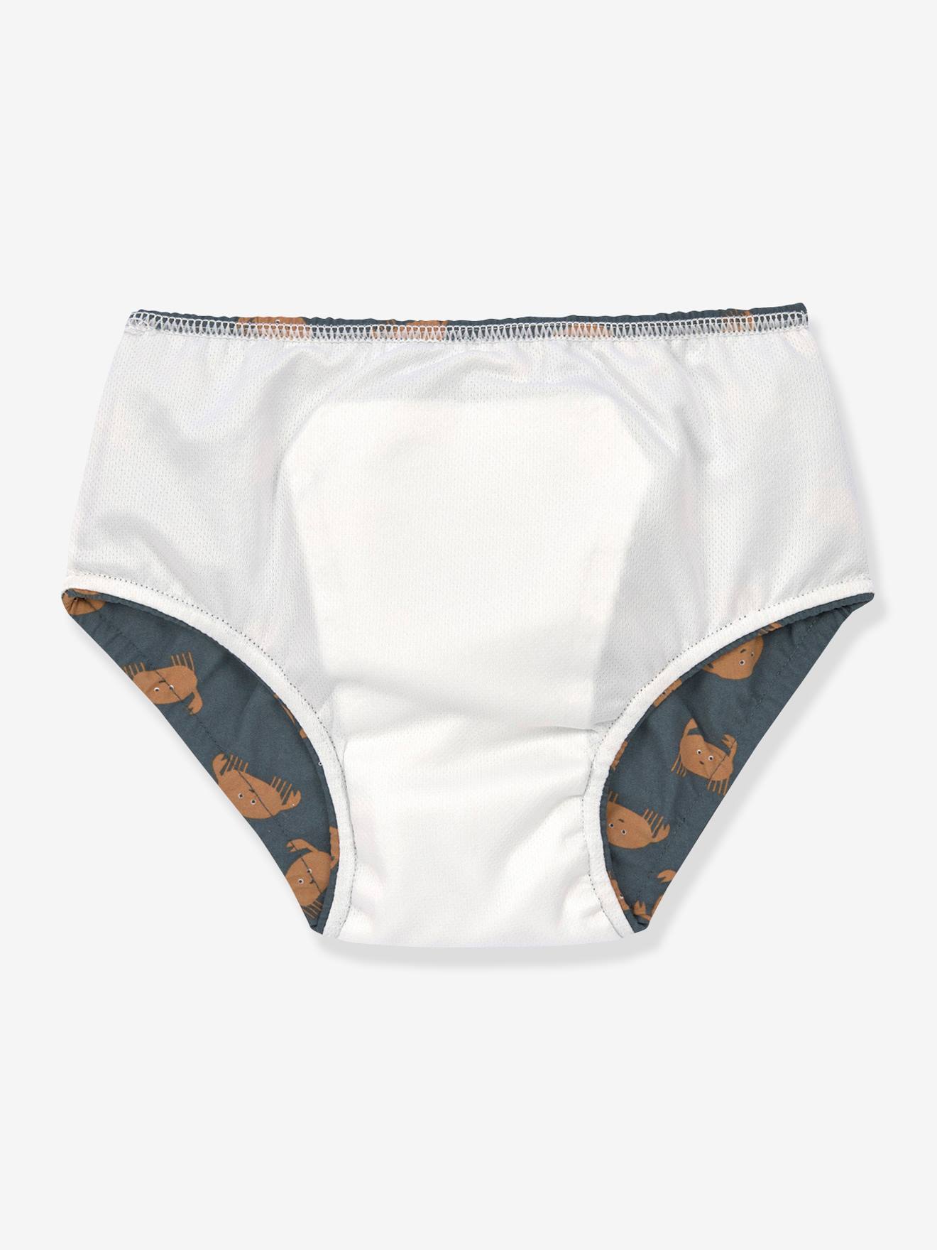 Maillot de bain couche LÄSSIG rayé blanc