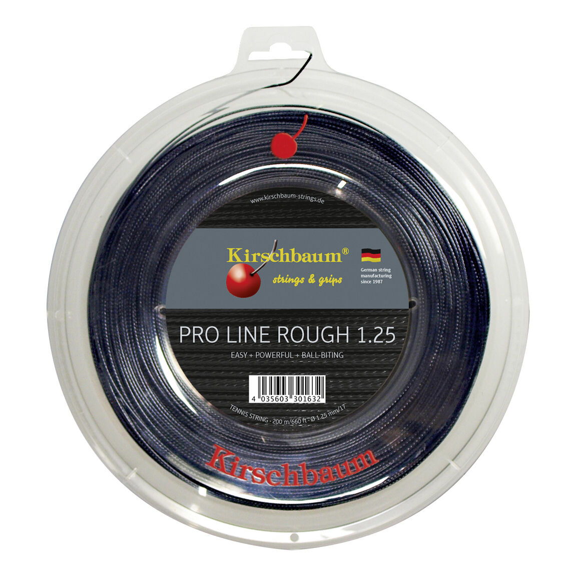 Pro Line Rough Saitenrolle 200m - Schwarz