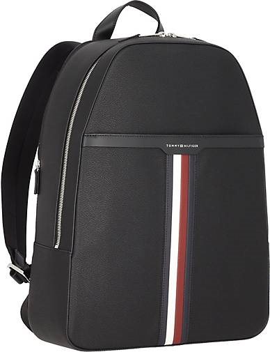 TOMMY HILFIGER TH Coated Canvas Rucksack 41 cm Laptopfach