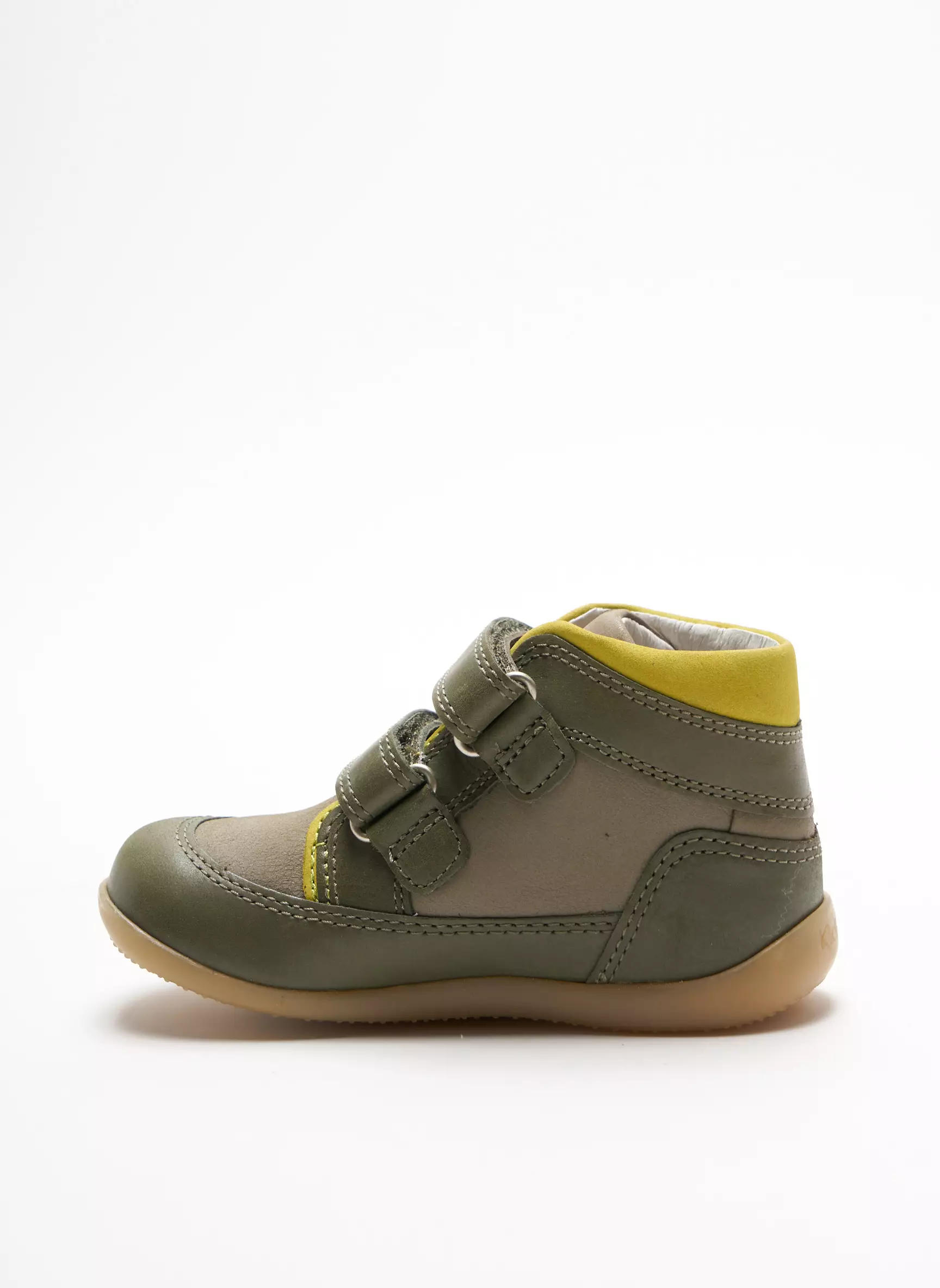 Kickers Baskets Garcon couleur vert