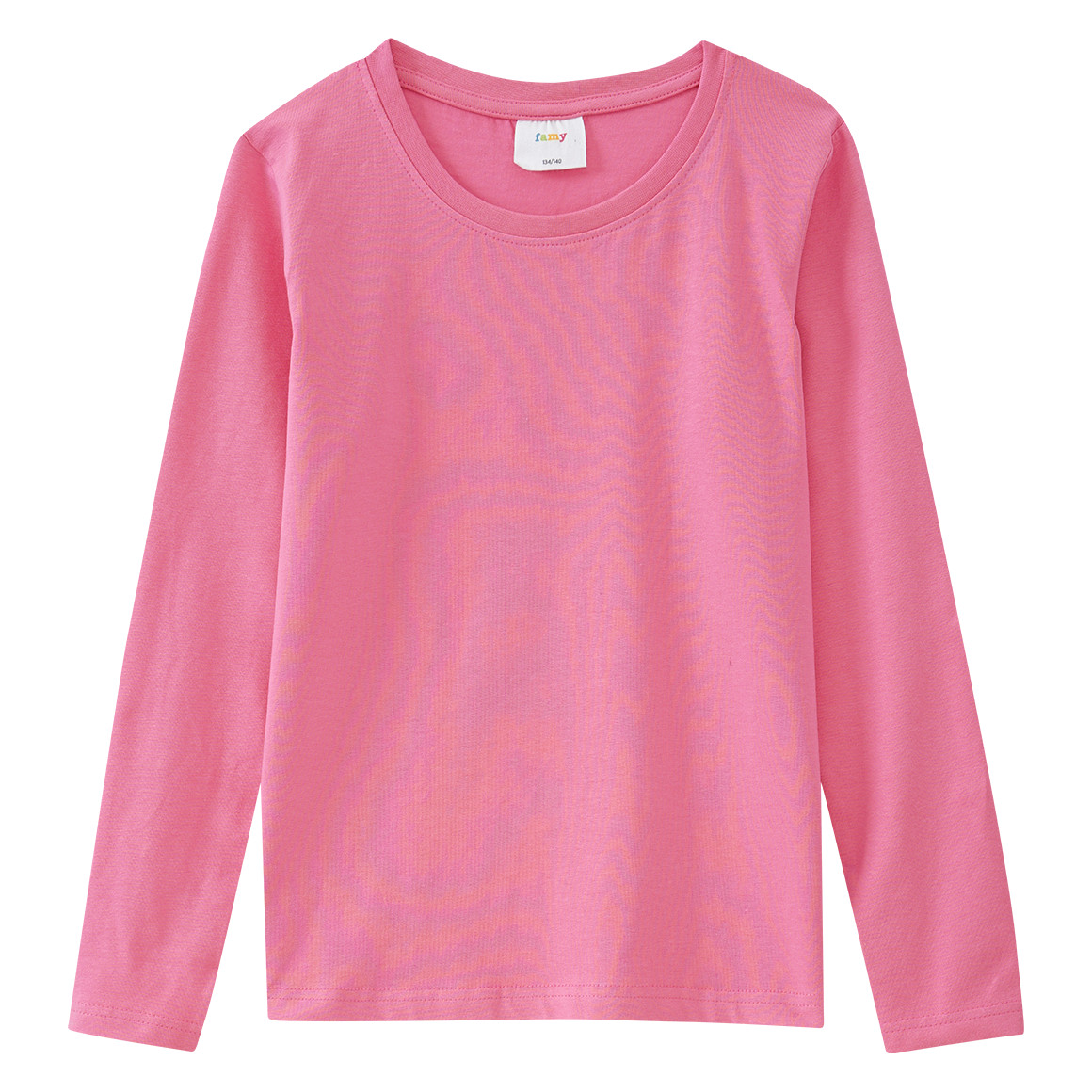 2 Mädchen Langarmshirts im Basic-Style