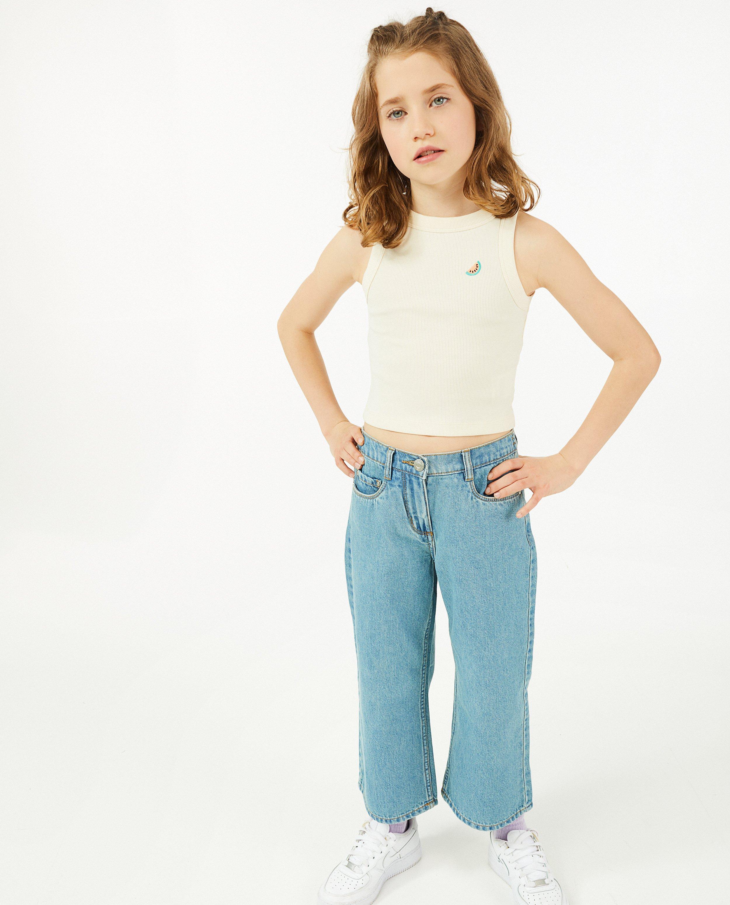 JBC Pantaloni culotte din denim Peppa, 7-14 ani albaștri