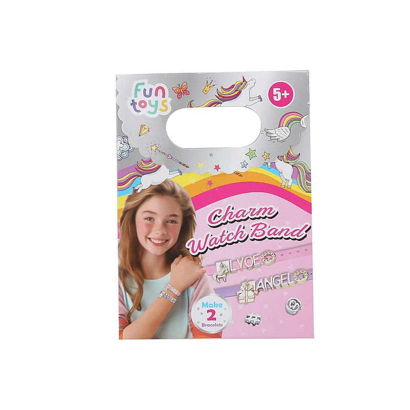 FunToys Armbånd m/charms og bokstaver diy