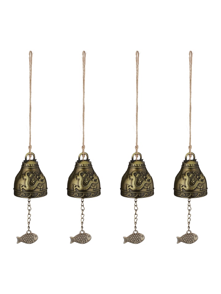 relaxdays 4 x Windspiel in Gold günstig kaufen onesize