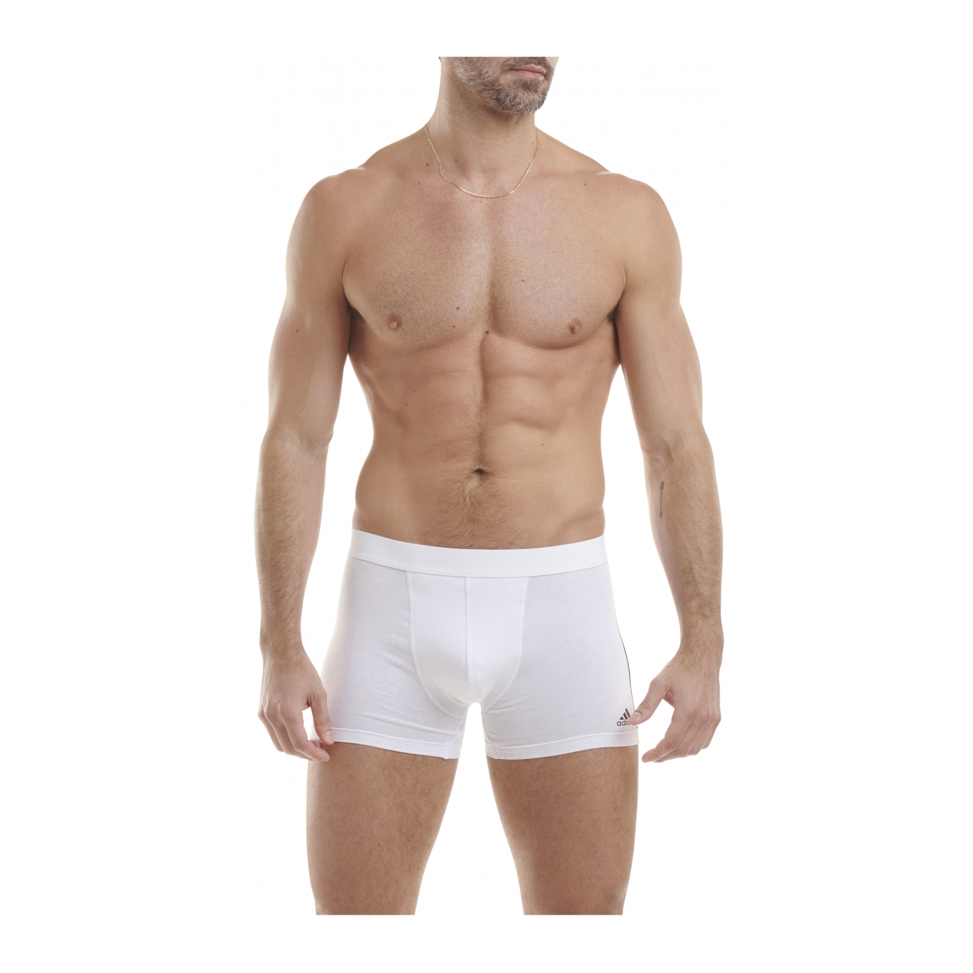 adidas Active Flex Cotton Trunk Boxershort 3er Pack Weiss Grau Schwarz F908