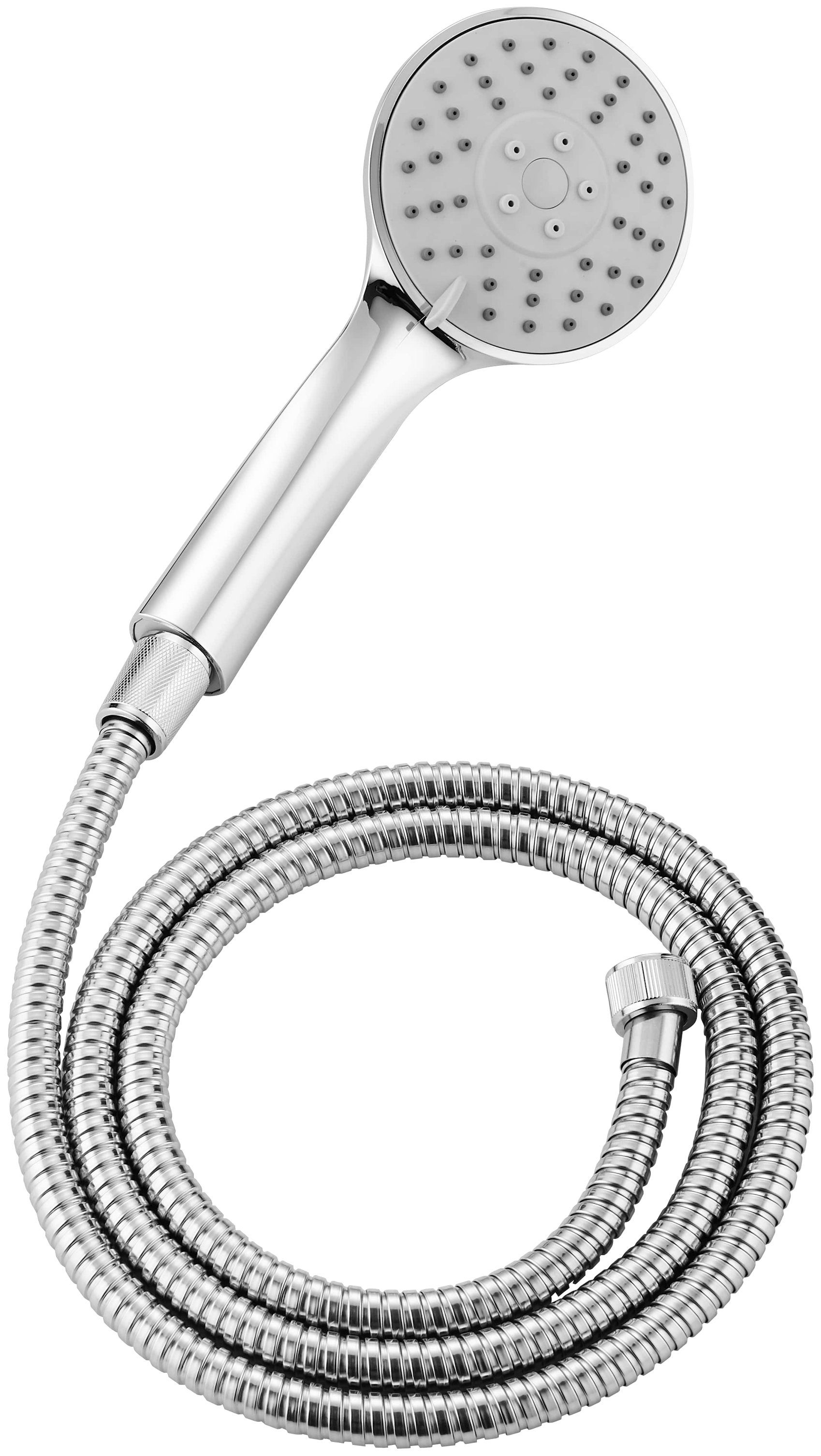 Schütte Handbrause NAPOLI, (Set), mit Schlauch, Handbrause mit 3 Strahlarten, Wassersparfunktion, Chrom