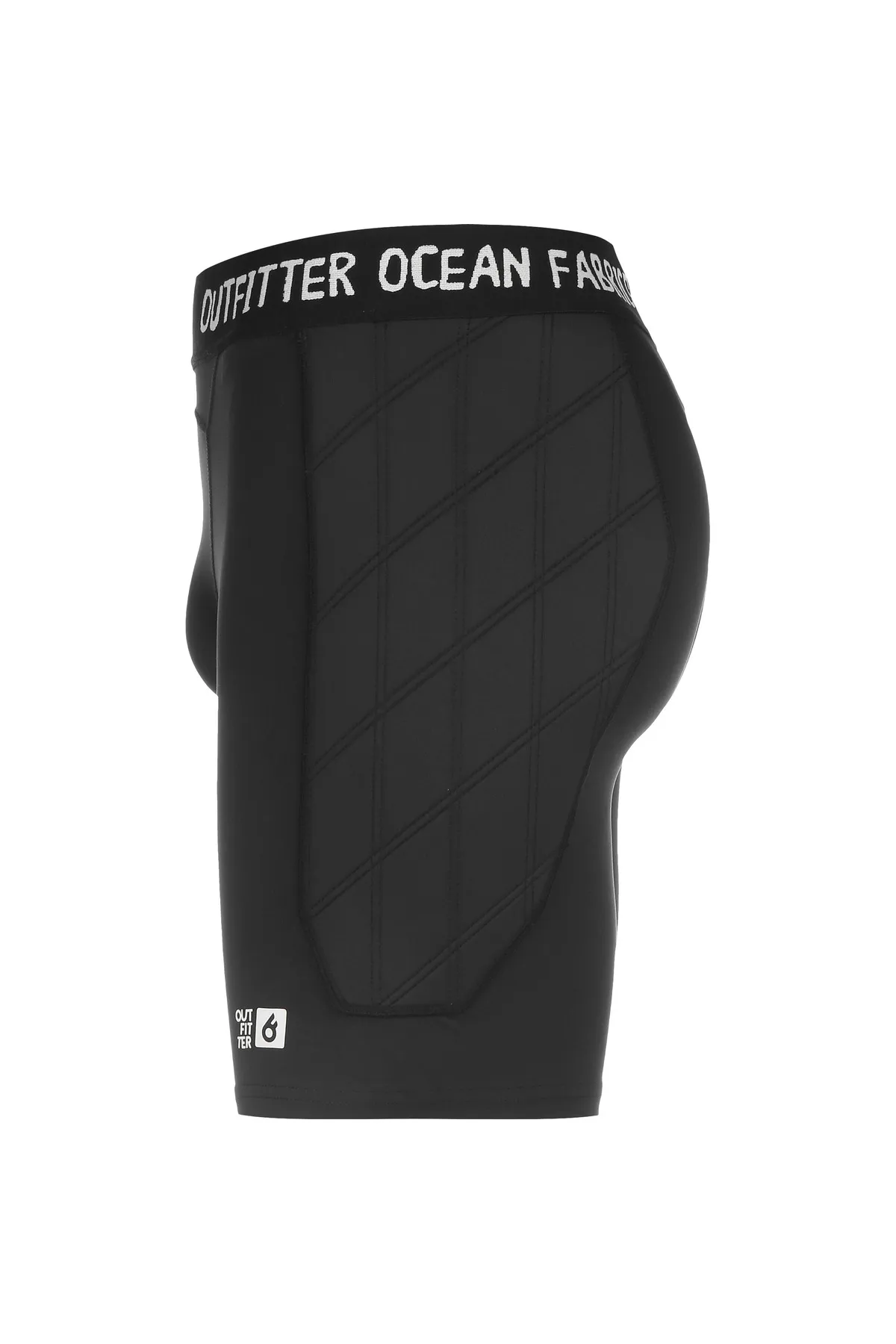 Outfitter  Sport-Leggings - Schwarz - Mittlerer Bund