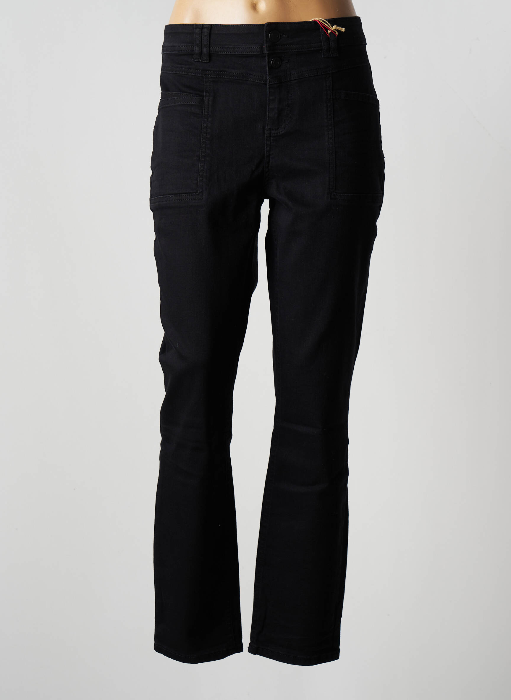Street One Jeans Coupe Slim Femme couleur noir