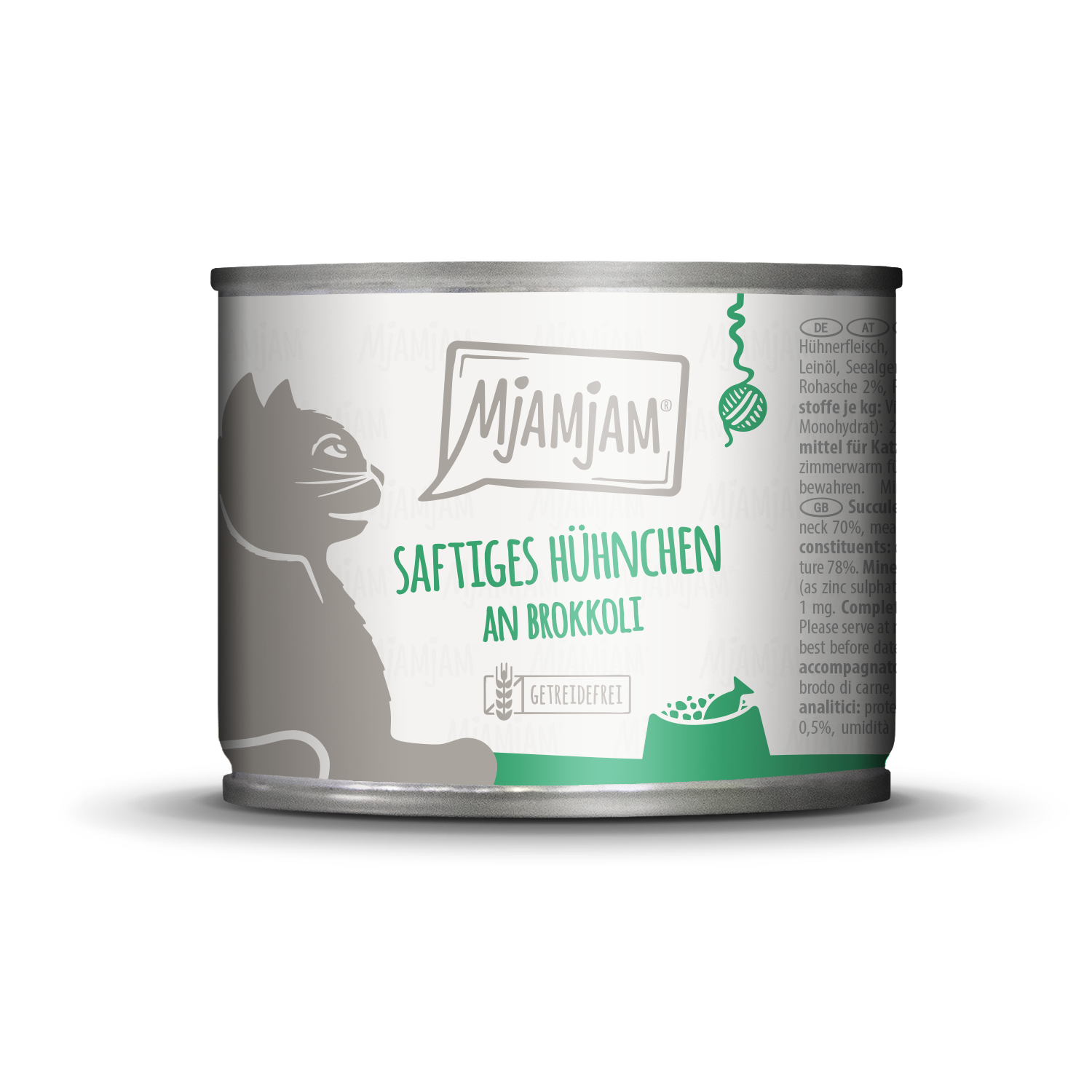 MjAMjAM Nassfutter MjAMjAM 6x200 g saftiges Hühnchen an Brokkoli