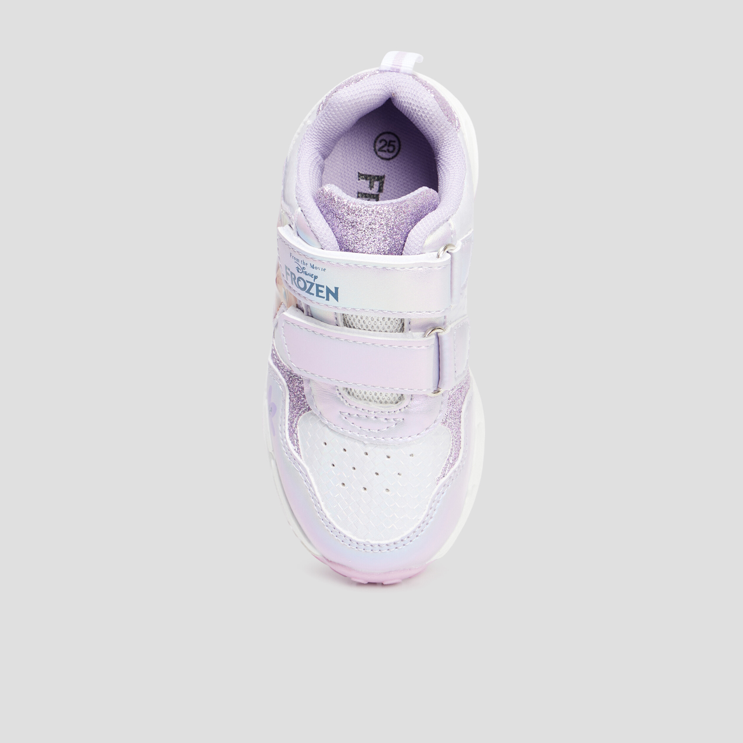 Baskets running lumineuses Frozen violet fille | La Halle