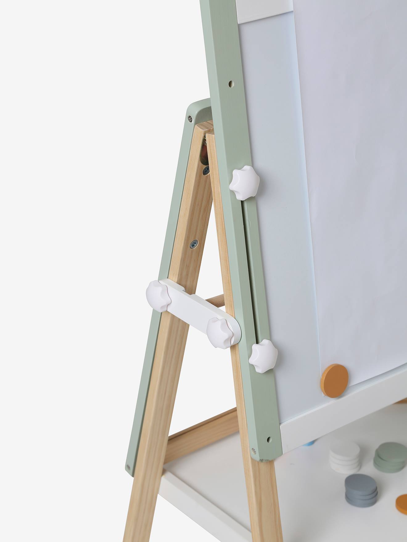 Vertbaudet Kinderzimmer Maltafel magnetisch, Holz FSC - mehrfarbig