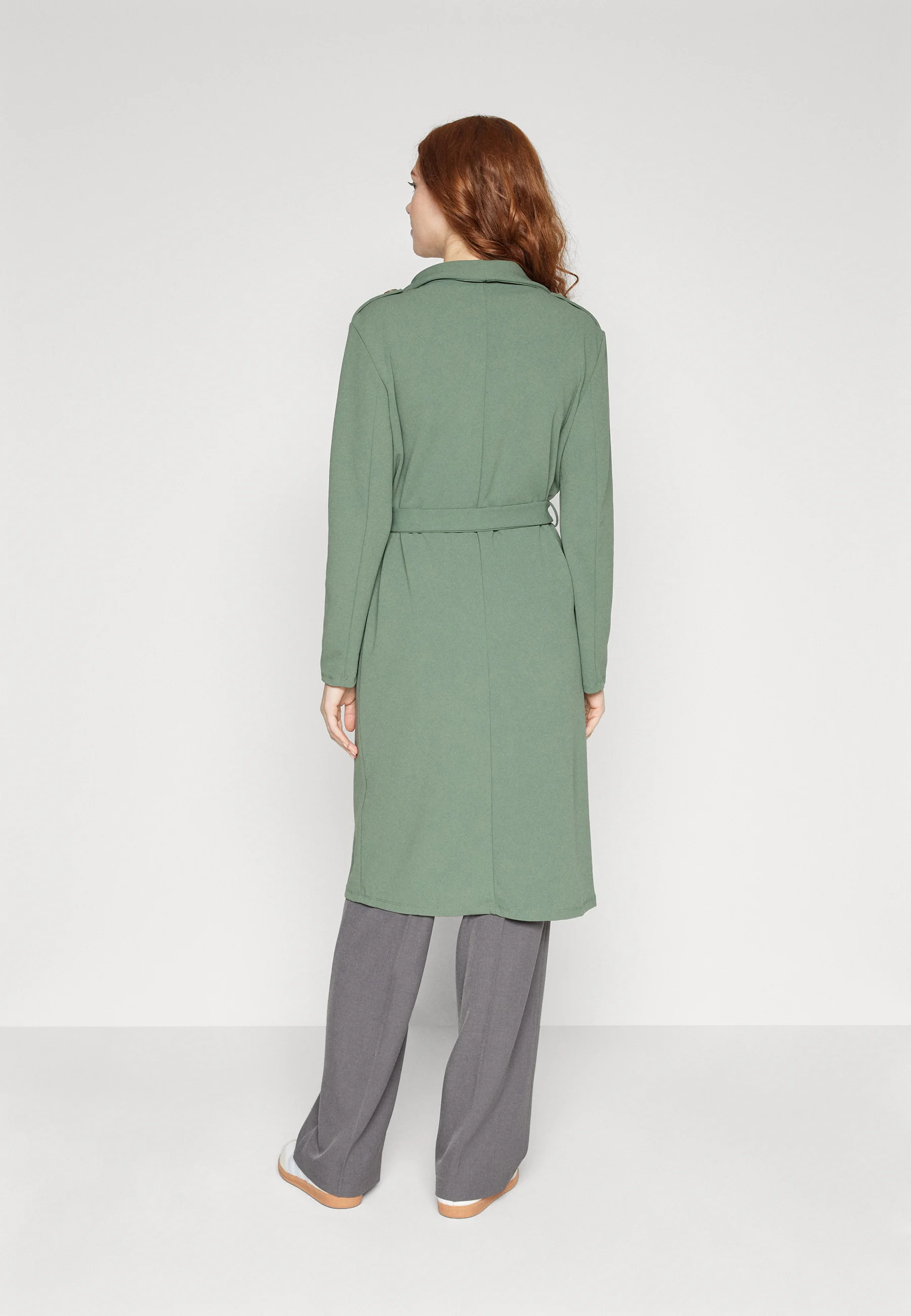 VILA VICLARA LONG DRAPY - Gabardina