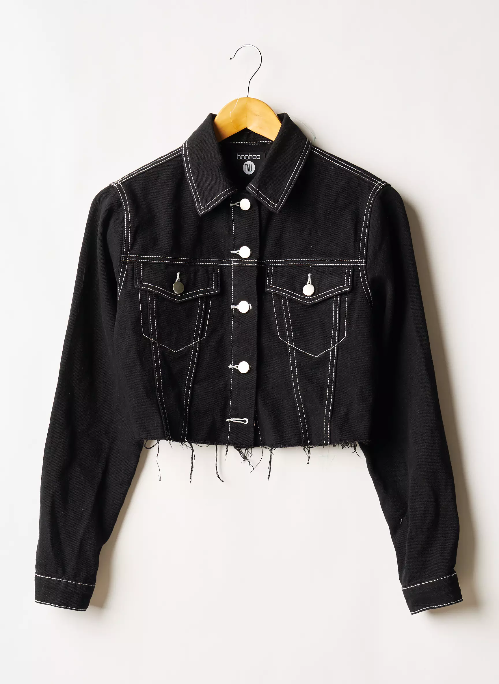 Boohoo Vestesenjean Femme couleur noir