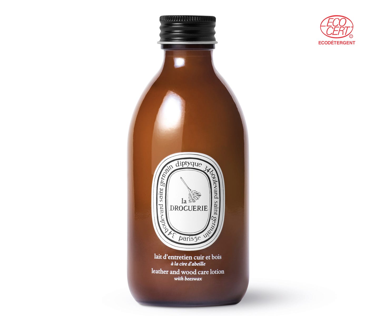 La Droguerie - Lait d'entretien cuir et bois à la cire d'abeille