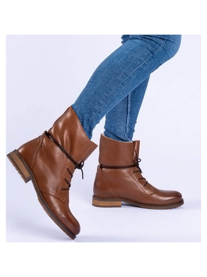 palado Schnürstiefeletten in ChristieCaramel/Brown günstig kaufen
