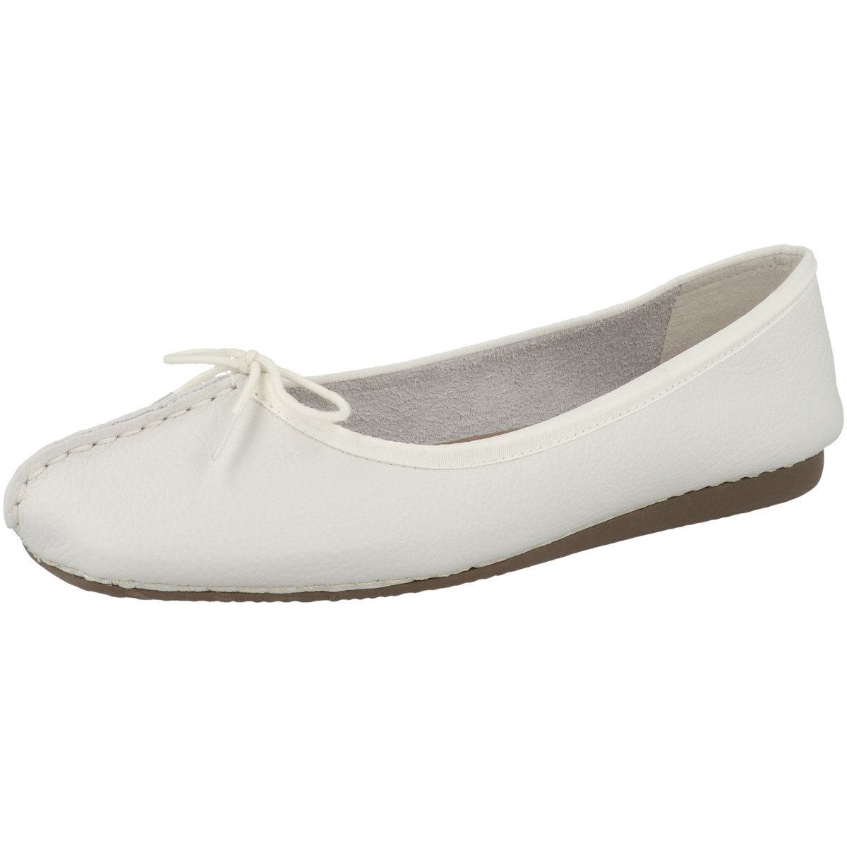 Clarks Un Freckle Ice Ballerinas weiss