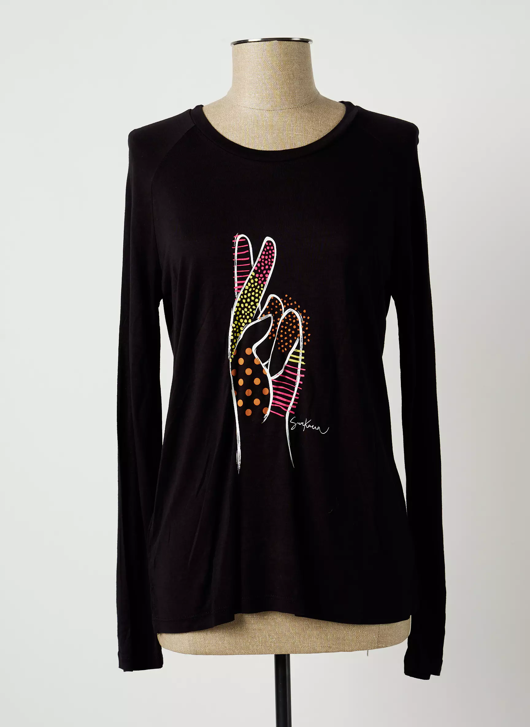 Surkana Tshirts Femme couleur noir