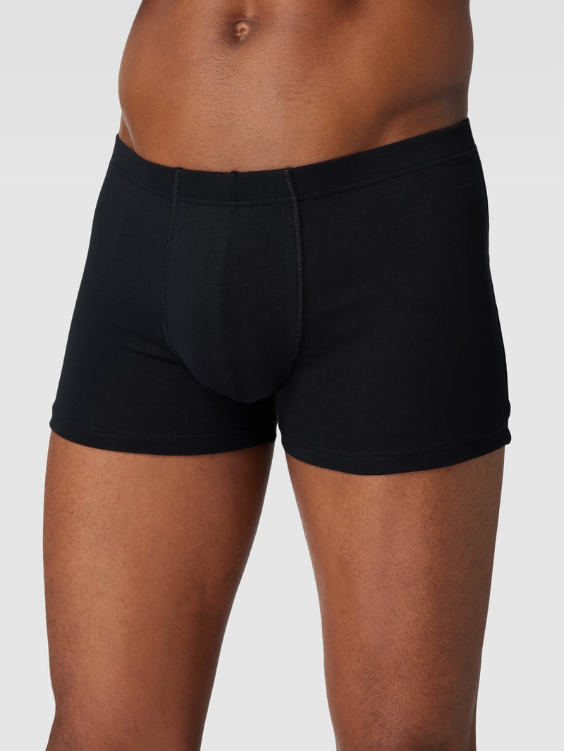 Trunks mit elastischem Bund im 2er-Pack in schwarz