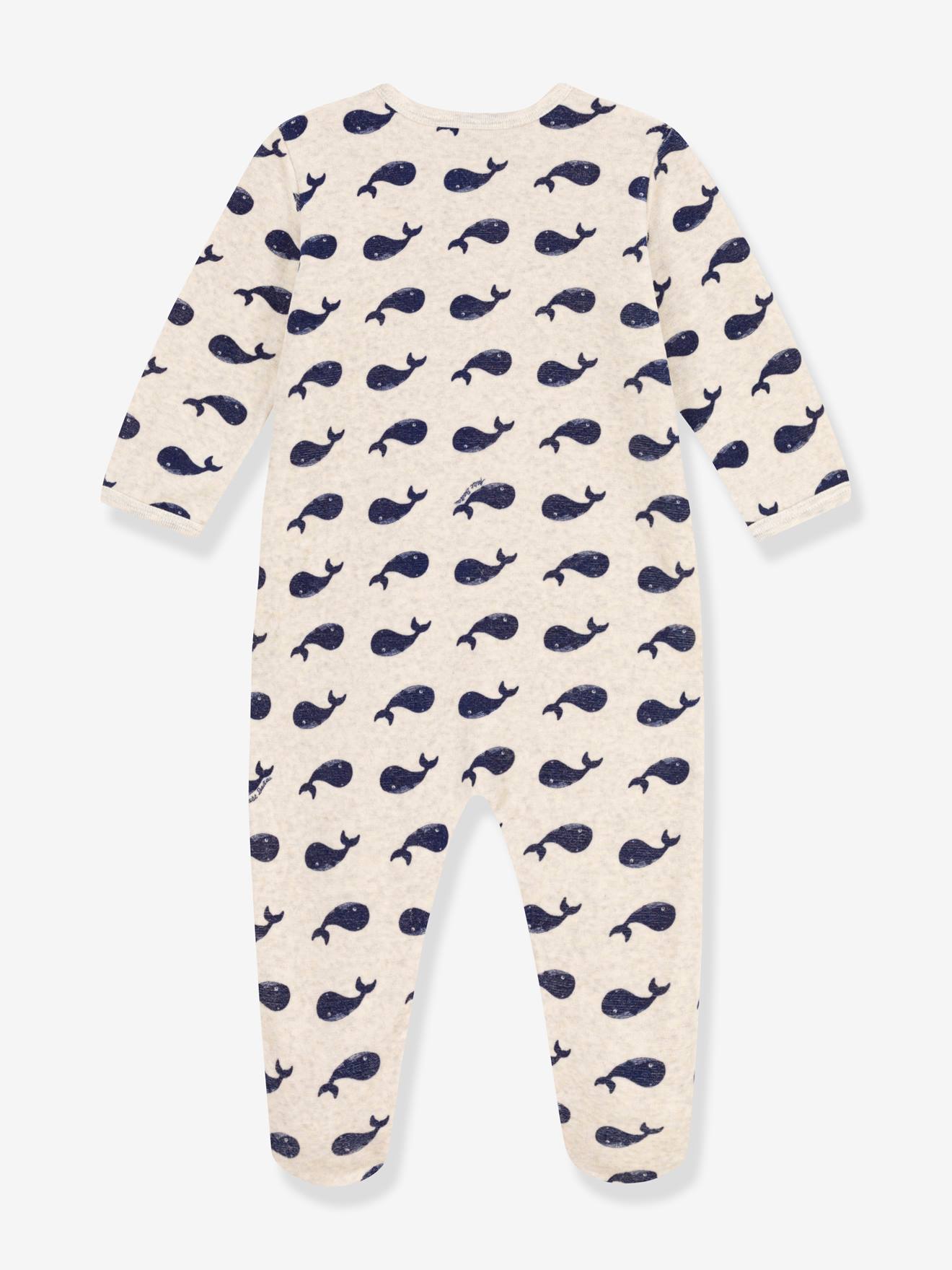 Dors-bien velours PETIT BATEAU beige