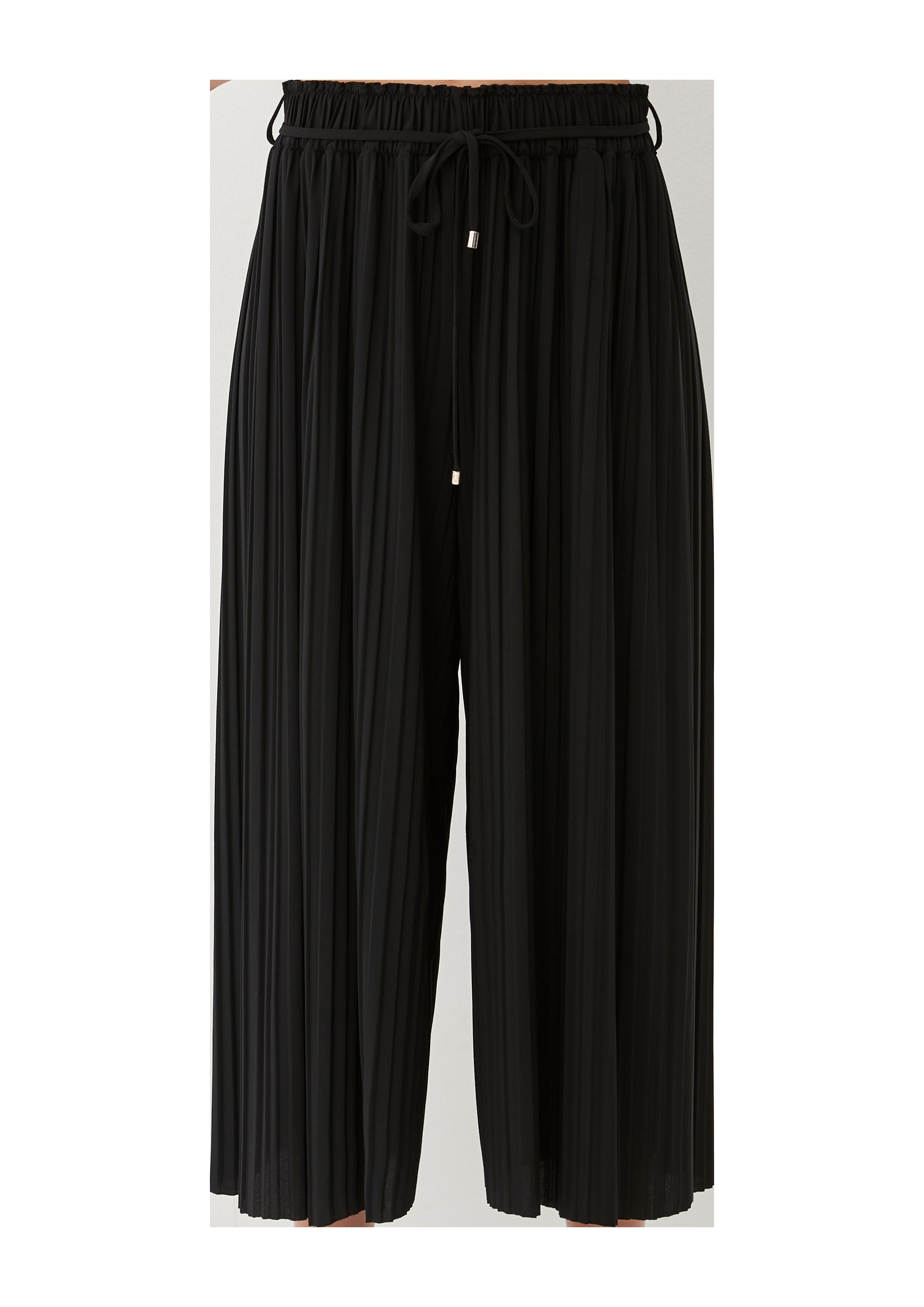 Loose: Culotte mit Plisséefalten  2132762-9999