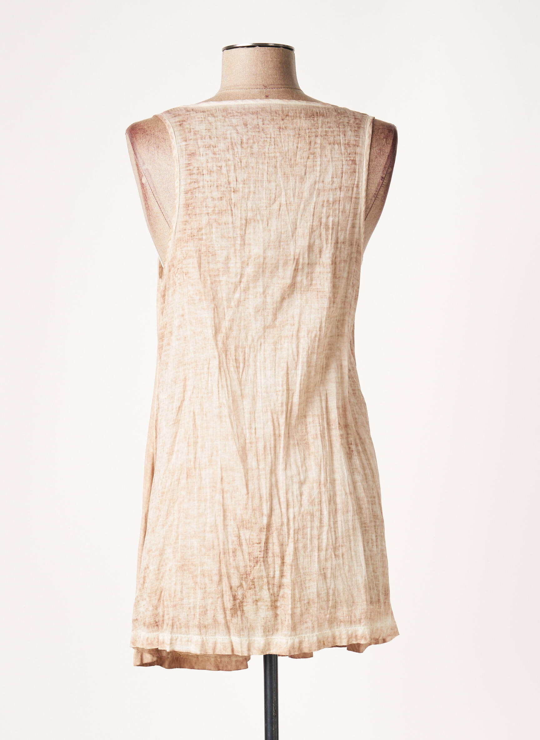 Lauren Vidal Tuniquesansmanche Femme couleur marron