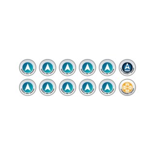 N4 Infinity Tokens Regular Orders Blue (12)