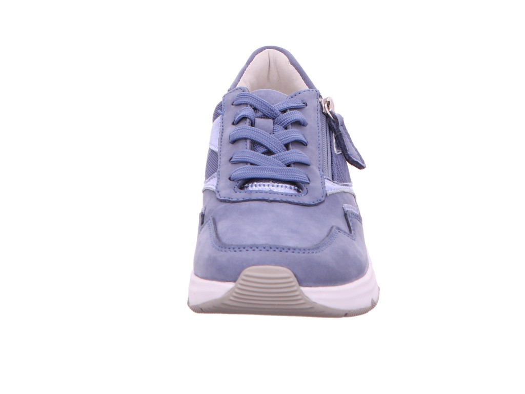 GABOR Freizeit Schnürer blau rollingsoft by Gabor Sneaker low 46.896.