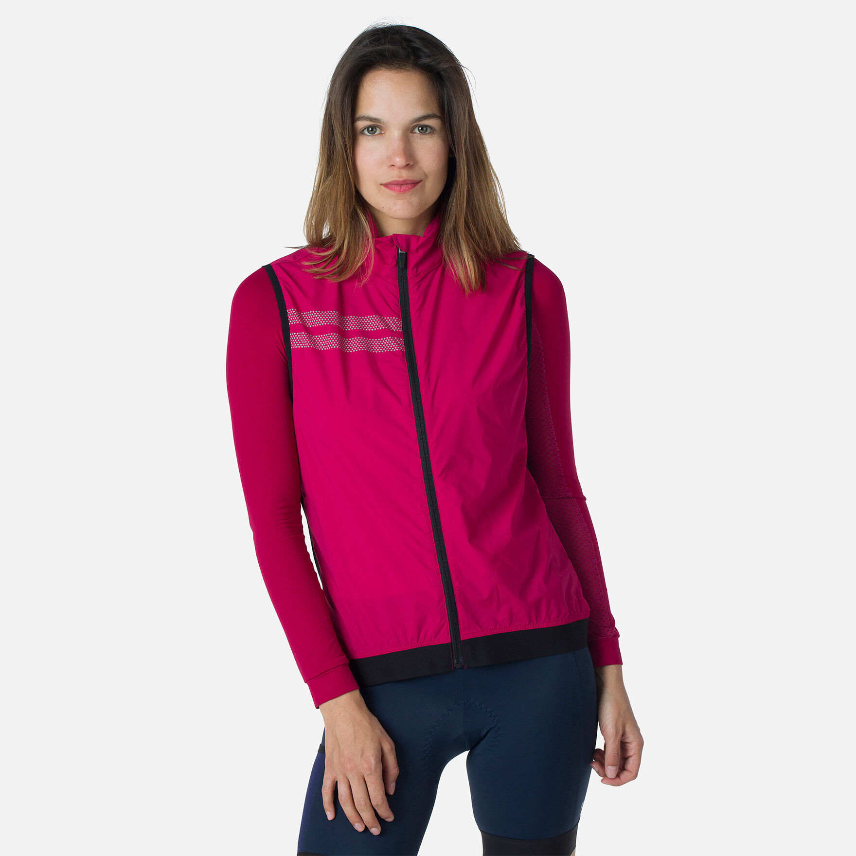Veste de vélo de route sans manche pour femme