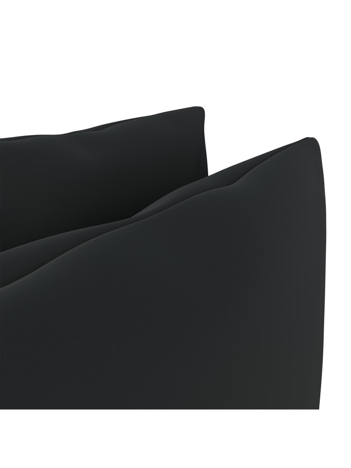 GMD Living 2er Set Jersey Kissenhüllen JESBERG in Farbe Schwarz günstig kaufen