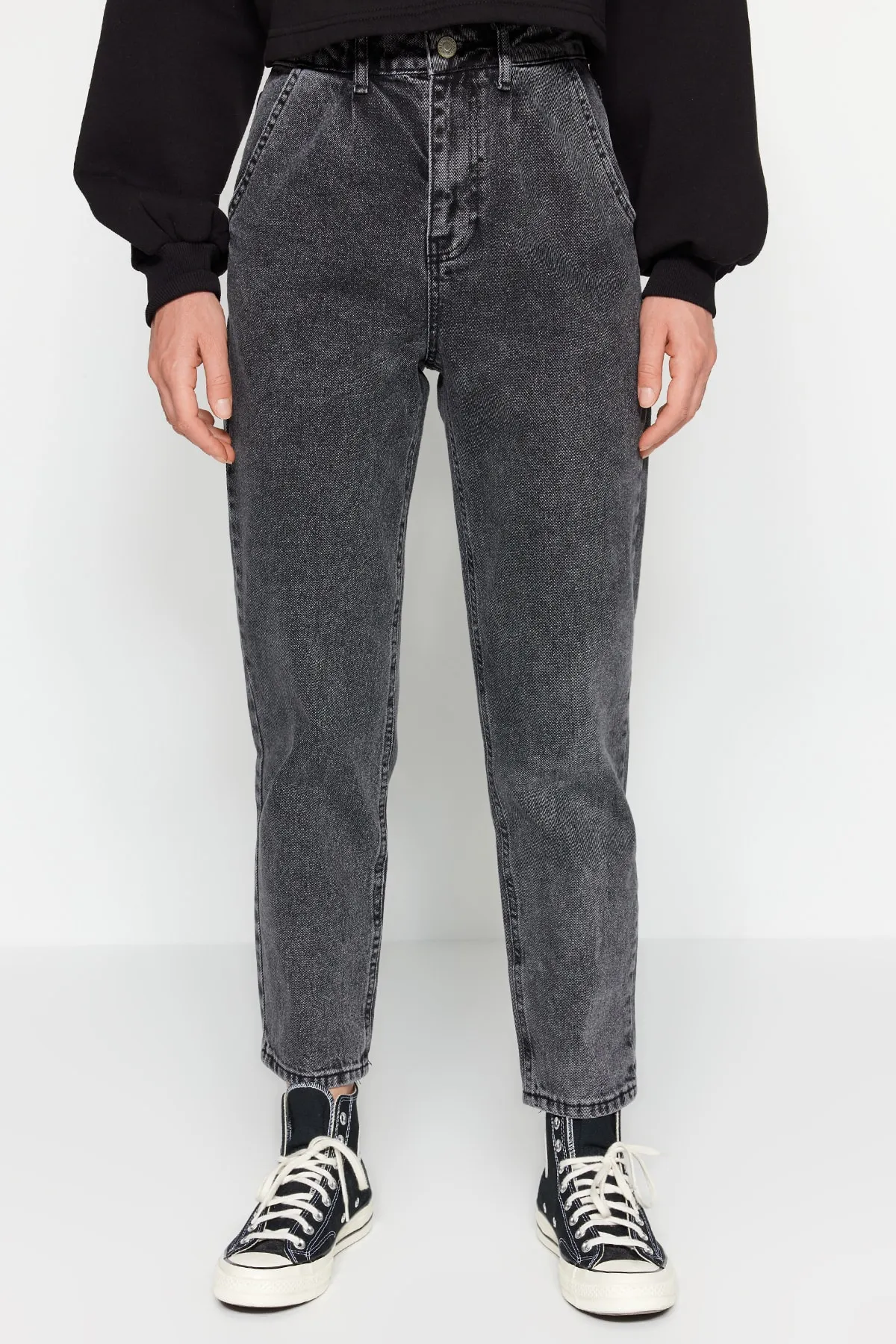 Trendyol Modest  Jeans - Schwarz - Straight